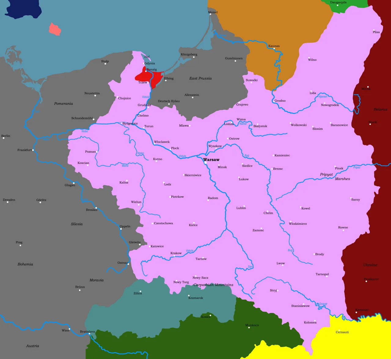 Polska w sierpniu 1939 roku